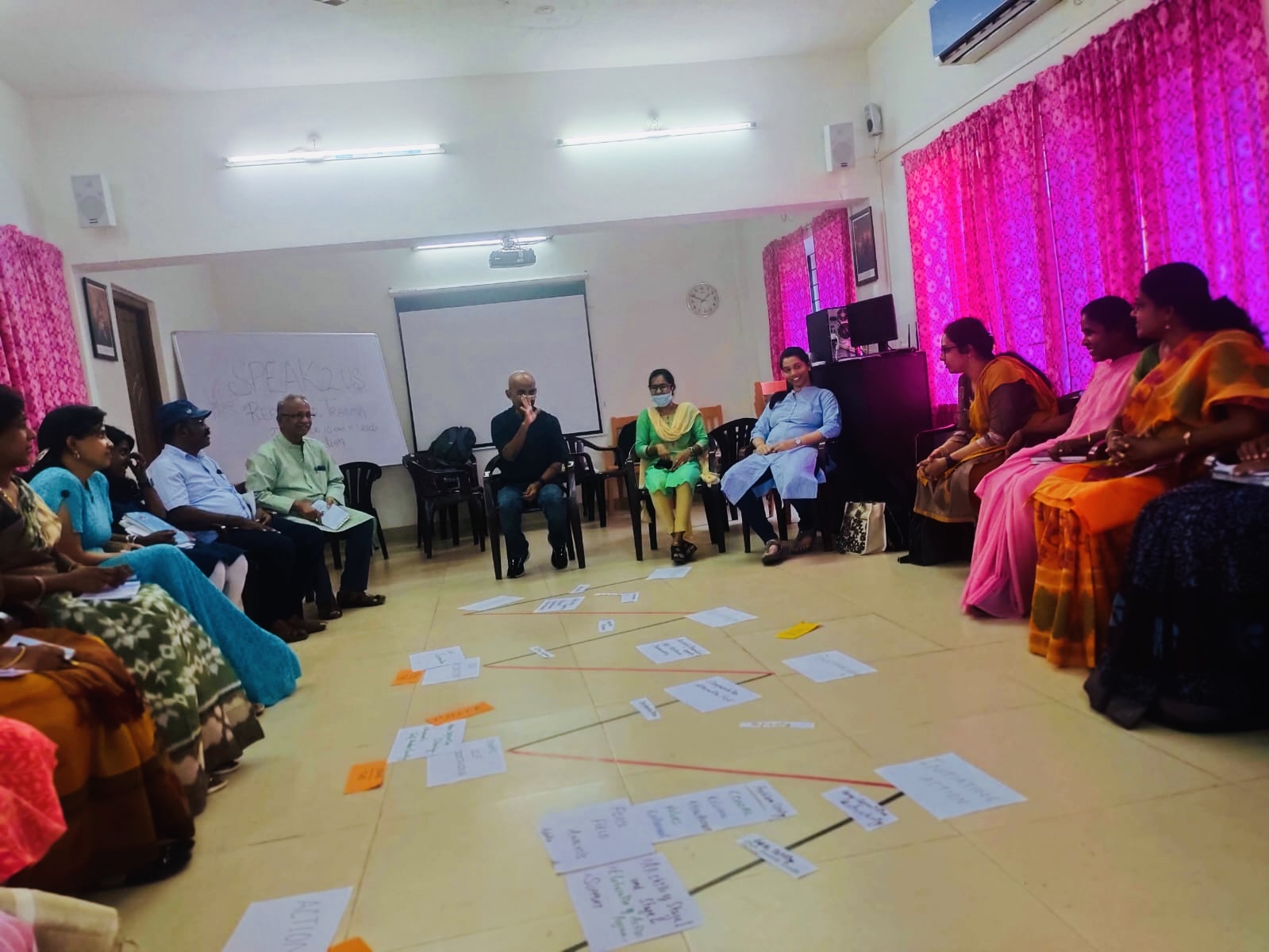 Discussion on Counselling Process  on Day 3 Refresher Training